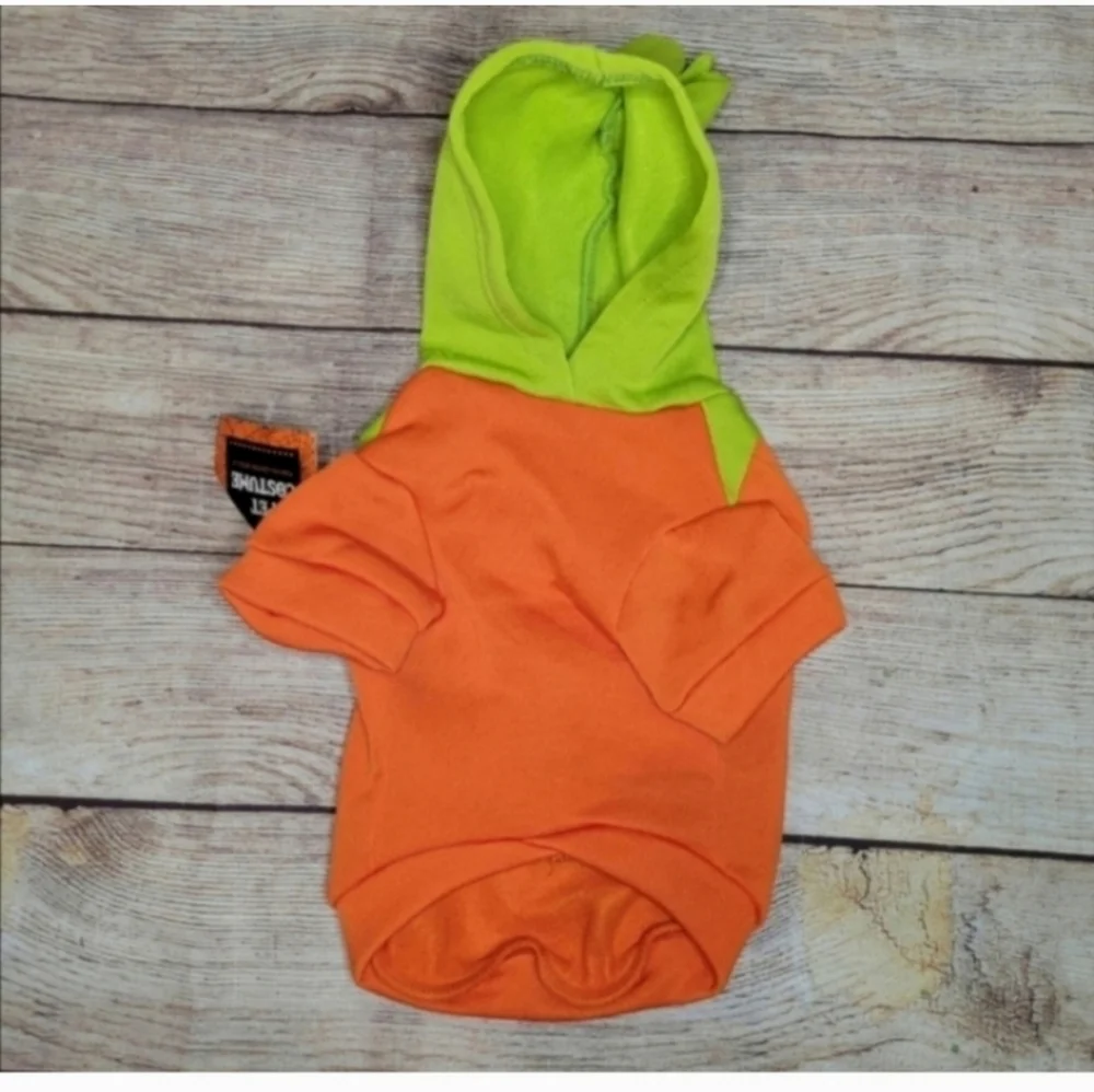 Pumpkin jack-o-lantern Halloween dog costume small